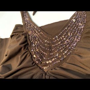 Vintage brown halter top 🤎🤎